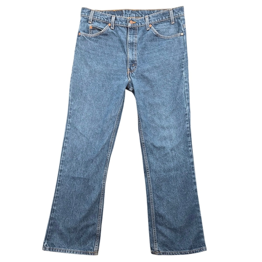 Vintage Levis 517 Orange Tab Jeans Mens 38x31 Made in‎ USA Medium Wash Bootcut